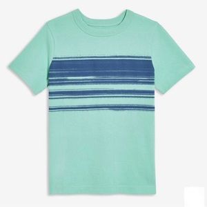 Joe Fresh Mint Green and Navy Striped Tee